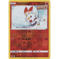 Scorbunny 26/198 SWSH Chilling Reign Reverse Holo Common Pokemon Card NEAR MINT TCG