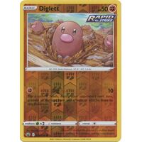 Diglett 76/198 SWSH Chilling Reign Reverse Holo Common Pokemon Card NEAR MINT TCG