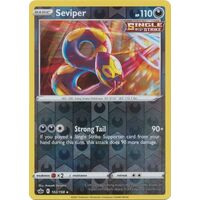 Seviper 102/198 SWSH Chilling Reign Reverse Holo Rare Pokemon Card NEAR MINT TCG