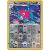 Porygon 2 117/198 SWSH Chilling Reign Reverse Holo Uncommon Pokemon Card NEAR MINT TCG