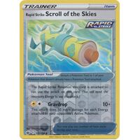 Rapid Strike Scroll Of The Skies 151/198 SWSH Chilling Reign Reverse Holo Uncommon Trainer Pokemon Card NEAR MINT TCG