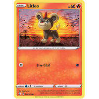Litleo 22/203 SWSH Evolving Skies Common Pokemon Card NEAR MINT TCG
