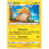 Raichu 50/203 SWSH Evolving Skies Holo Rare Pokemon Card NEAR MINT TCG