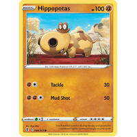 Hippopotas 84/203 SWSH Evolving Skies Common Pokemon Card NEAR MINT TCG