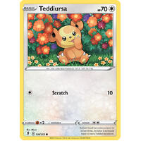 Teddiursa 126/203 SWSH Evolving Skies Common Pokemon Card NEAR MINT TCG