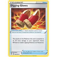 Digging Gloves 145/203 SWSH Evolving Skies Uncommon Trainer Pokemon Card NEAR MINT TCG