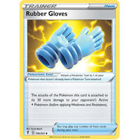 Rubber Gloves 156/203 SWSH Evolving Skies Uncommon Trainer Pokemon Card NEAR MINT TCG