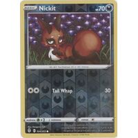 Nickit 104/203 SWSH Evolving Skies Reverse Holo Common Pokemon Card NEAR MINT TCG