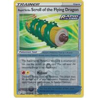 Rapid Strike Scroll of the Flying Dragon 153/203 SWSH Evolving Skies Reverse Holo Uncommon Trainer Pokemon Card NEAR MINT TCG