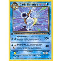 Dark Blastoise 20/82 Team Rocket 1st Edition Rare Pokemon Card NEAR MINT TCG