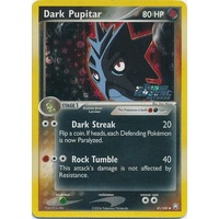 Dark Pupitar 41/109 EX Team Rocket Returns Reverse Holo Uncommon Pokemon Card NEAR MINT TCG