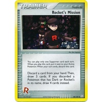 Rocket's Mission 88/109 EX Team Rocket Returns Reverse Holo Uncommon Trainer Pokemon Card NEAR MINT TCG