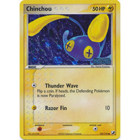 Chinchou 52/115 EX Unseen Forces Reverse Holo Common Pokemon Card NEAR MINT TCG