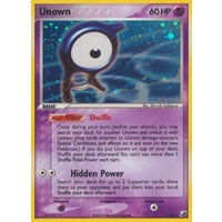 Unown A A/28 EX Unseen Forces Unown Collection Holo Rare Pokemon Card NEAR MINT TCG