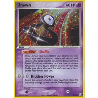 Unown B B/28 EX Unseen Forces Unown Collection Holo Rare Pokemon Card NEAR MINT TCG