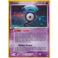 Unown G G/28 EX Unseen Forces Unown Collection Holo Rare Pokemon Card NEAR MINT TCG