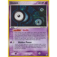 Unown I I/28 EX Unseen Forces Unown Collection Holo Rare Pokemon Card NEAR MINT TCG