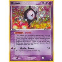 Unown K K/28 EX Unseen Forces Unown Collection Holo Rare Pokemon Card NEAR MINT TCG