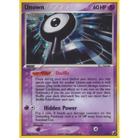 Unown L L/28 EX Unseen Forces Unown Collection Holo Rare Pokemon Card NEAR MINT TCG