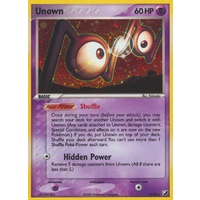 Unown N N/28 EX Unseen Forces Unown Collection Holo Rare Pokemon Card NEAR MINT TCG