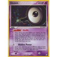 Unown Q Q/28 EX Unseen Forces Unown Collection Holo Rare Pokemon Card NEAR MINT TCG