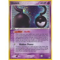 Unown ? ?/28 EX Unseen Forces Unown Collection Holo Rare Pokemon Card NEAR MINT TCG