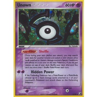 Unown S S/28 EX Unseen Forces Unown Collection Holo Rare Pokemon Card NEAR MINT TCG