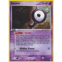 Unown Y Y/28 EX Unseen Forces Unown Collection Holo Rare Pokemon Card NEAR MINT TCG