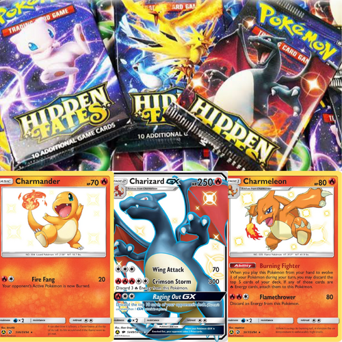 CHARIZARD HUNT 40 HIDDEN FATES PACK BATTLE SATURDAY 24TH SEPT LIVE FACEBOOK/YOUTUBE/TWITCH PACK OPENING 4 packs KEEP EVERYTHING