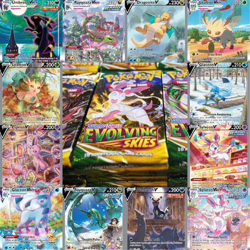 THURSDAY PACK BATTLE - 600 EVOLVING SKIES BOOSTER PACKS 15 PACKS EACH!