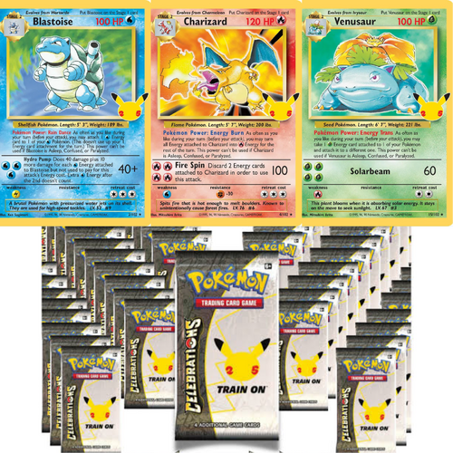 SATURDAY PACK BATTLE - 600 CELEBRATIONS BOOSTER PACKS 12 PACKS EACH!