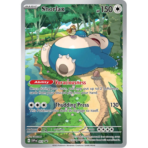 100x Snorlax SVP051 Black Star Promo Pokemon Card NEAR MINT TCG