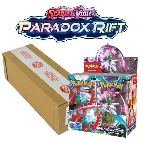 Pokemon SV PARADOX RIFT Sealed Booster Case (216 PACKS) BRAND NEW AND SEALED TCG