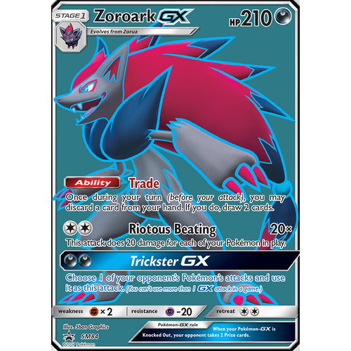 Zoroark GX SM84 Black Star Promo Pokemon Card NEAR MINT TCG