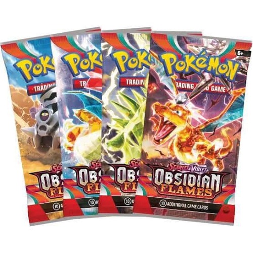 Pokemon SV Obsidian Flames 100x loose Booster Packs BRAND NEW AND SEALED TCG