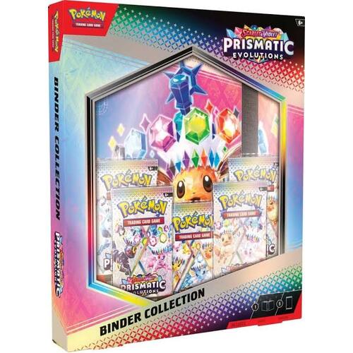 PRE ORDER SEALED CASE 6x Prismatic Evolutions Binder Collection - 30 pack total - BRAND NEW AND SEALED