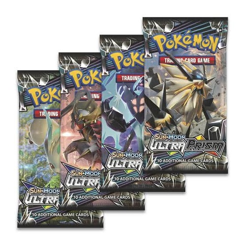 Pokemon SM Ultra Prism ARTSET 4x Booster Packs BRAND NEW AND SEALED TCG