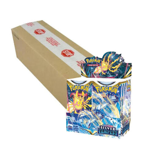 Pokemon SWSH SILVER TEMPEST Sealed Booster Case (216 PACKS) BRAND NEW AND SEALED TCG