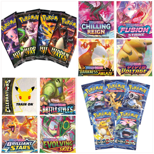 PACK BATTLE - 360 VARIETY BOOSTER PACKS 20 PACKS EACH!