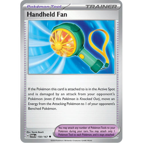 Handheld Fan 150/167 SV Twilight Masquerade Uncommon Trainer Pokemon Card NEAR MINT TCG