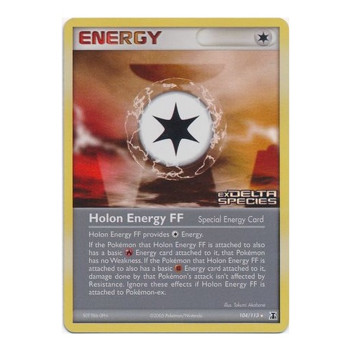 Holon Energy FF 104/113 EX Delta Species Reverse Holo Rare Pokemon Card NEAR MINT TCG