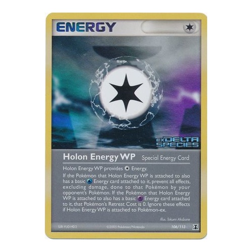 Holon Energy WP 106/113 EX Delta Species Reverse Holo Rare Pokemon Card NEAR MINT TCG