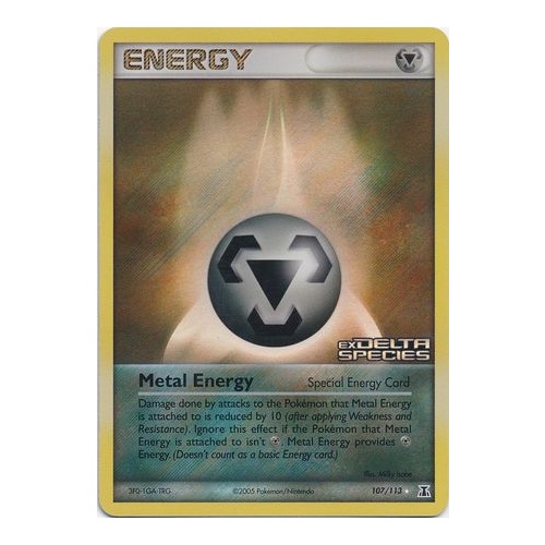 Metal Energy 107/113 EX Delta Species Reverse Holo Rare Pokemon Card NEAR MINT TCG