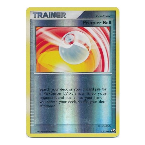 Premier Ball 101/106 DP Great Encounters Reverse Holo Uncommon Trainer Pokemon Card NEAR MINT TCG