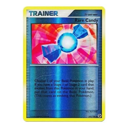 Rare Candy 102/106 DP Great Encounters Reverse Holo Uncommon Trainer Pokemon Card NEAR MINT TCG