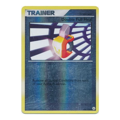 Double Full Heal 105/130 DP Base Set Reverse Holo Uncommon Trainer Pokemon Card NEAR MINT TCG