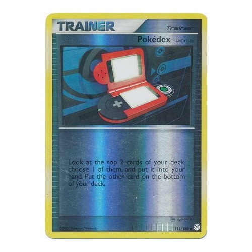 Pokedex Handy910 111/130 DP Base Set Reverse Holo Uncommon Trainer Pokemon Card NEAR MINT TCG