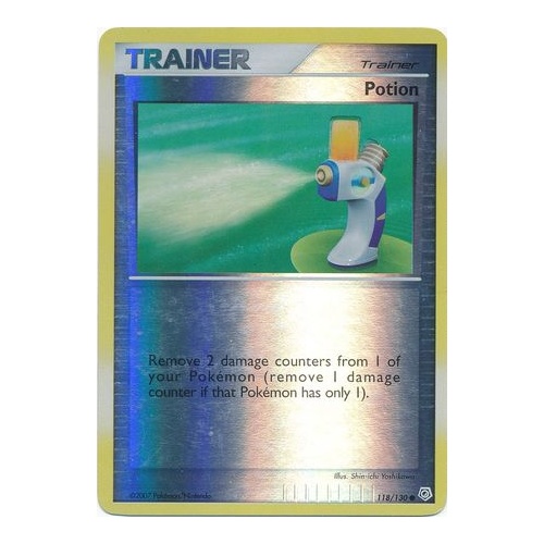 Potion 118/130 DP Base Set Reverse Holo Common Trainer Pokemon Card NEAR MINT TCG