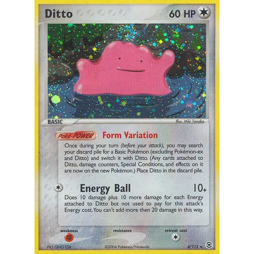 Pokemon EX Fire Red & Leaf Green - Ditto (Holofoil)