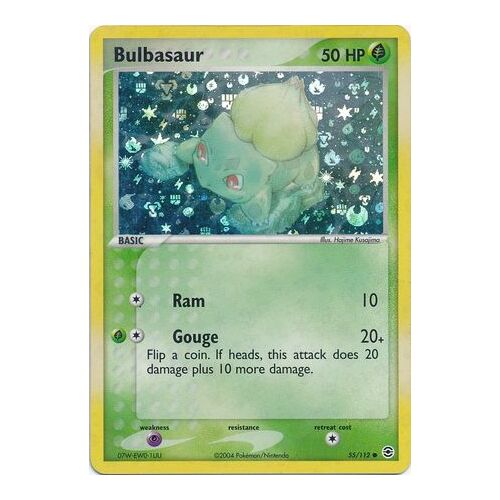 Bulbasaur - 55/112 Reverse Holo - Fire Red Leaf Green Set – JAB